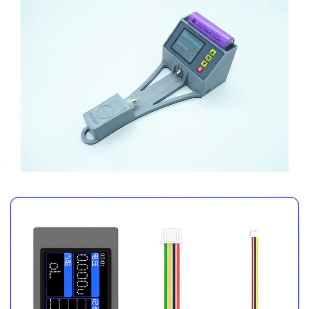 Battery Internal Resistance Tester Four Wire - Tester di tensione e resistenza interna
